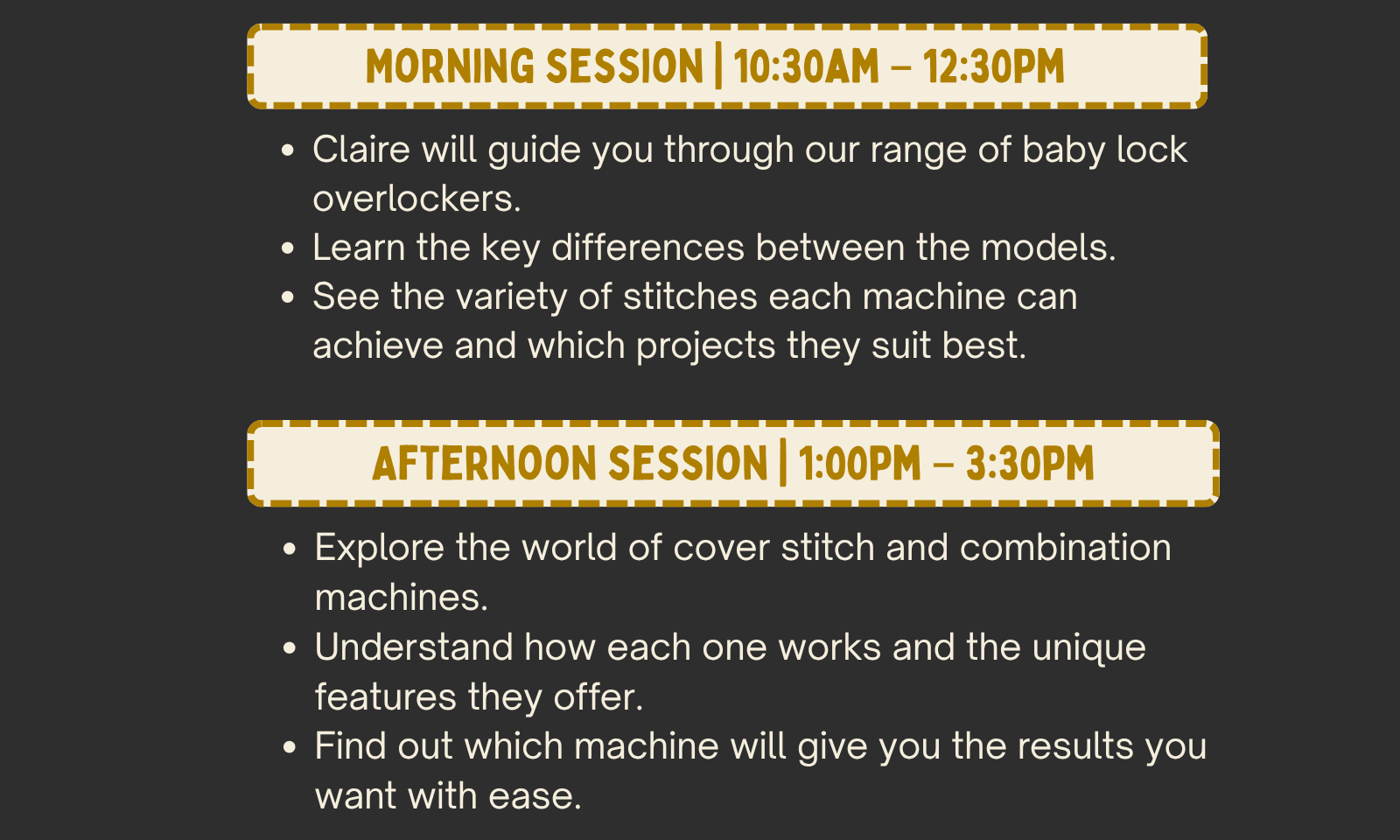 baby lock open day | 01/11/25