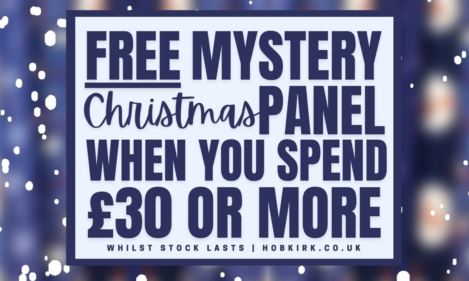 FREE Christmas Panel