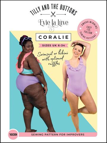 Tilly And The Buttons Coralie Swimsuit & Bikini