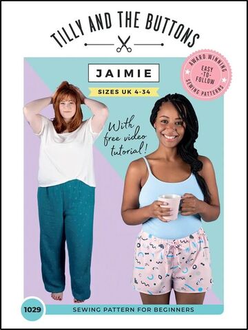 Tilly And The Buttons Jaimie Pyjama Bottoms & Shorts
