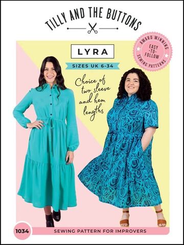 Tilly And The Buttons Lyra Shirt Dress