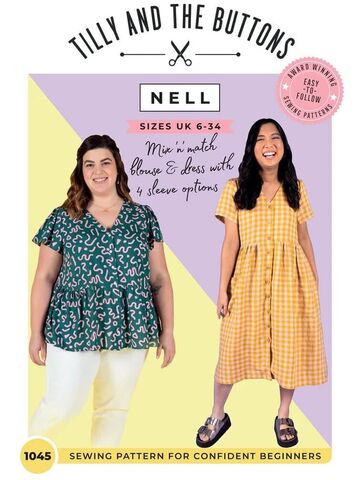 Tilly And The Buttons Nell Blouse and Dress