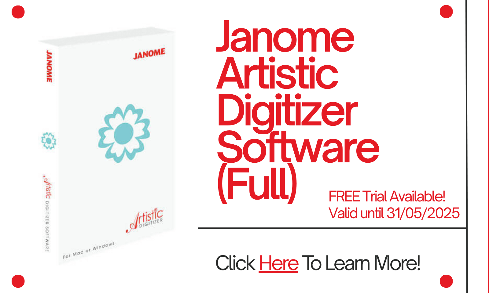 Janome Artistic Digitizer Free Trial