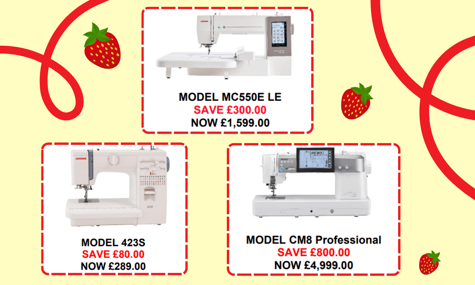 Janome July Offers