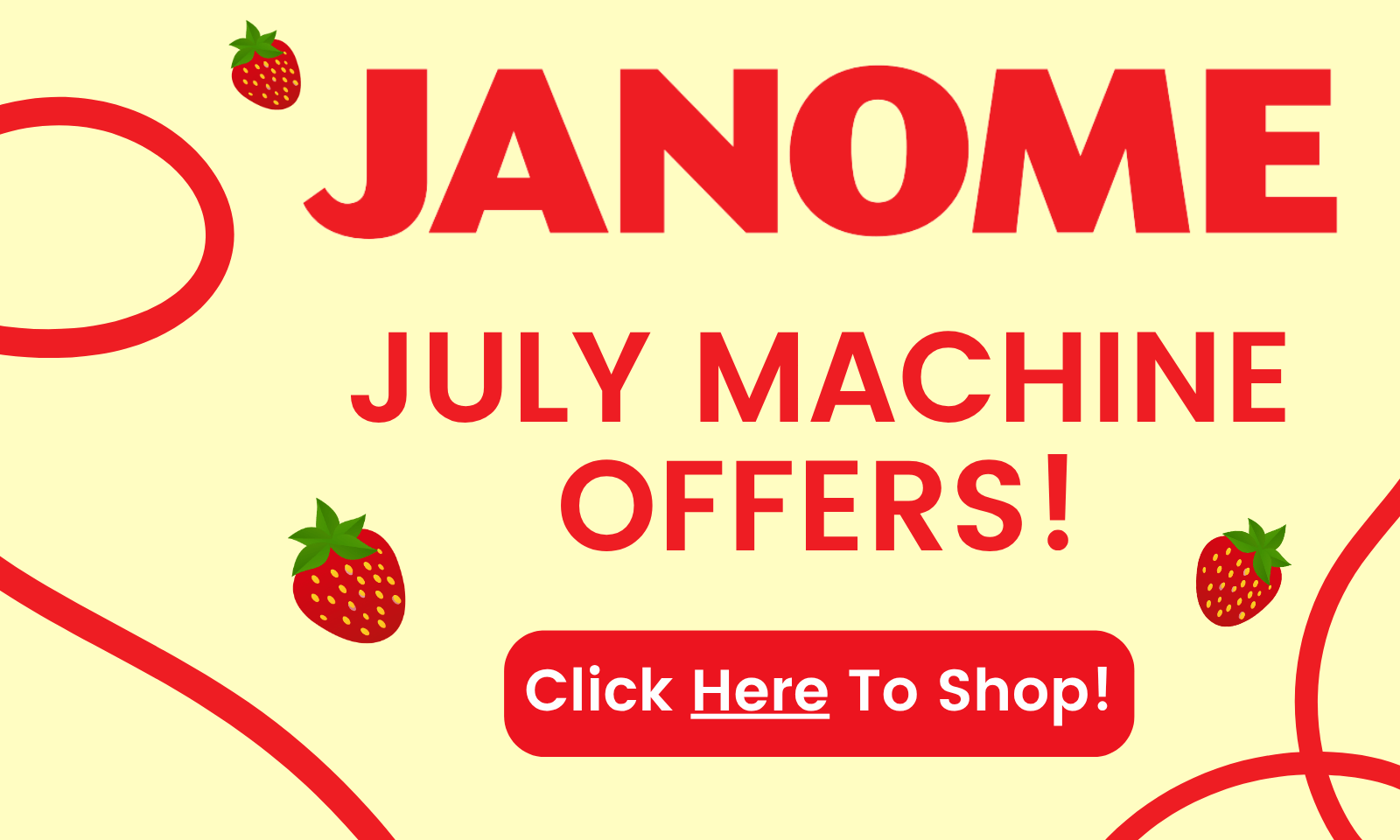 Janome July Offers