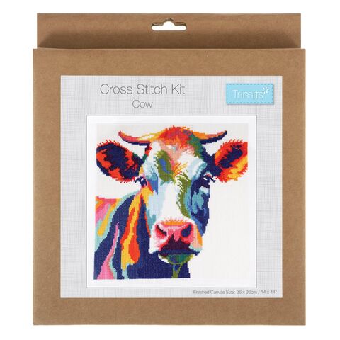Trimits Cross Stitch Kit: Cow
