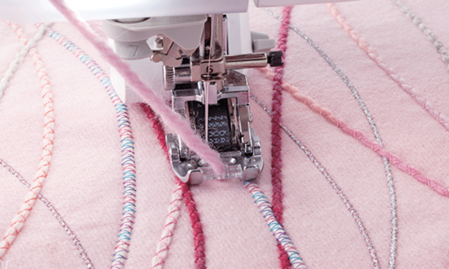 Brother Couching Foot and Guide for Dual Feed