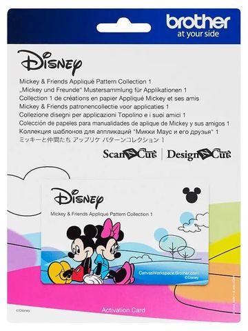 ScanNCut Disney Mickey and Friends Applique Design Collection