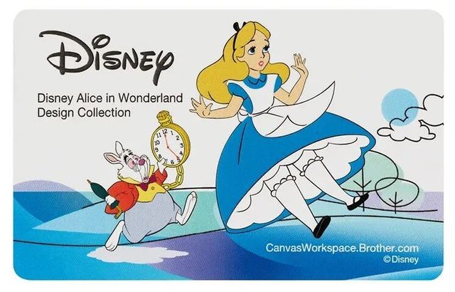 ScanNCut Disney Alice In Wonderland Design Collection