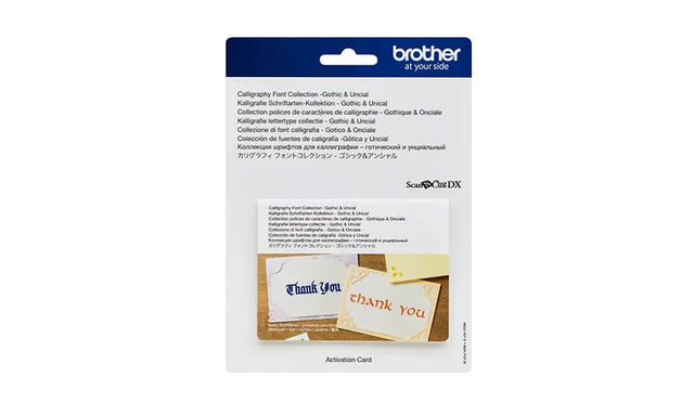 ScanNCut Calligraphy Font Collection