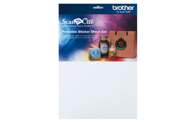 Brother ScanNCut Printable Sticker Sheet Set