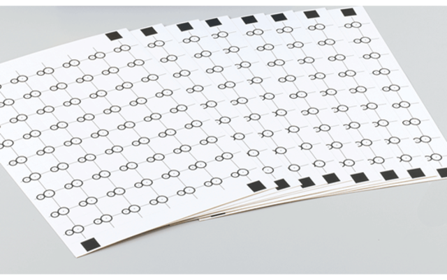 Brother Embroidery Positioning Stickers (Snowman)