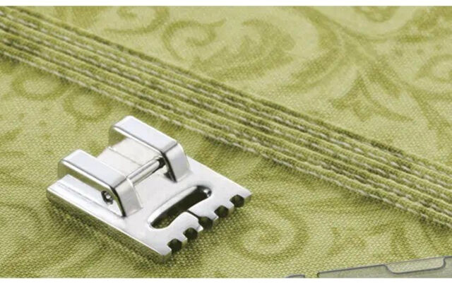 Brother 7mm Pin Tuck Foot (5 Groove)