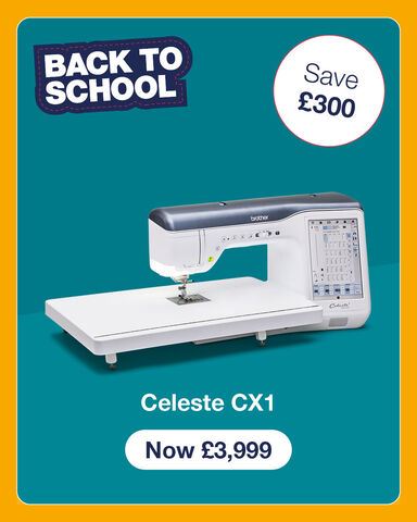 Brother Celeste CX1 Sewing and Quilting Machine