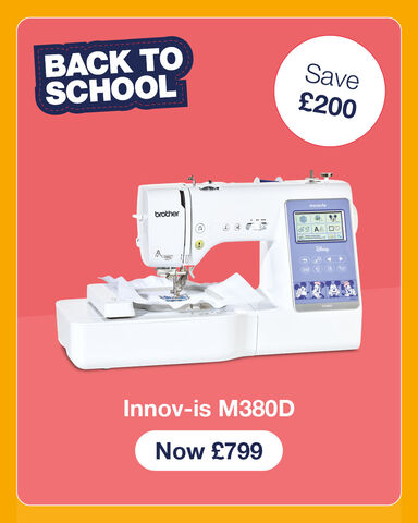 Brother Innov-is M380D Sewing, Quilting and Embroidery Machine