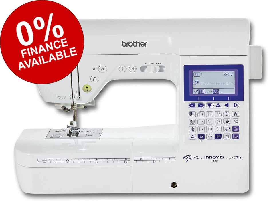 Brother Innovis F420 Sewing Machine with 0% Finance