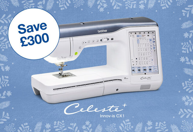 Brother Celeste Innov-is CX1 Sewing and Quilting Machine