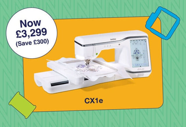 Brother Celeste CX1E Embroidery Machine