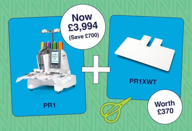 Brother PR1X Single Needle Embroidery Machine