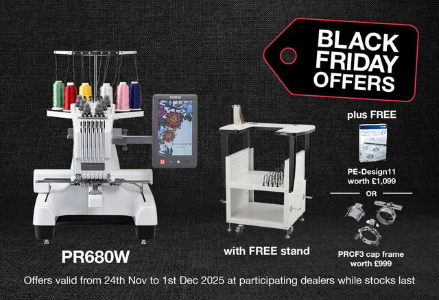 Brother PR680W Embroidery Machine (Single-Head, 6-Needle)