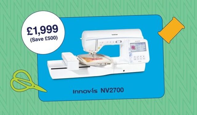 Brother Innov-is NV2700 Sewing, Quilting and Embroidery Machine