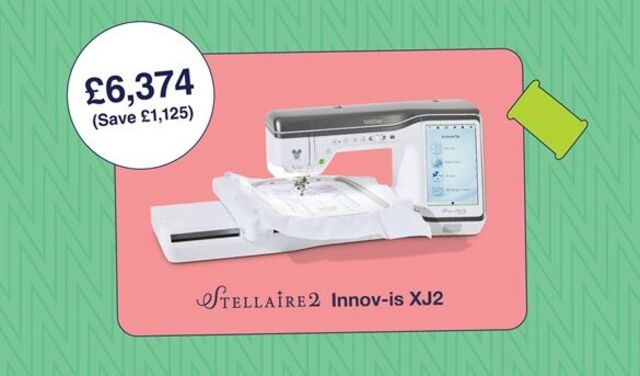 Brother Innov-is Stellaire XJ2 Sewing and Embroidery Machine