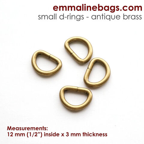 Emmaline Bags | 12mm D-Rings 4pk
