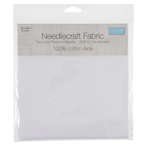 Trimits Needlecraft Fabric: Aida: 16 Count