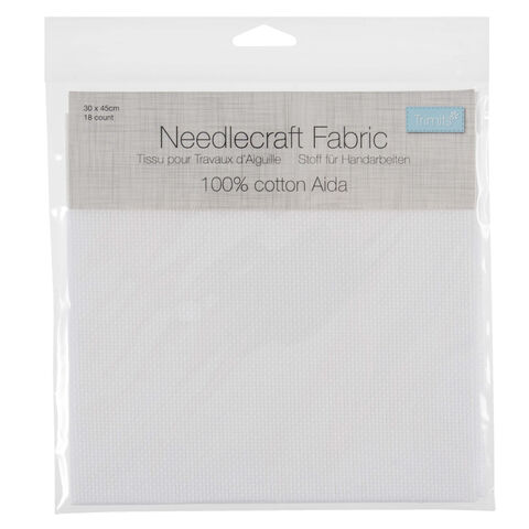 Trimits Needlecraft Fabric: Aida: 18 Count