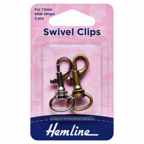 Hemline | 13mm Swivel Clips