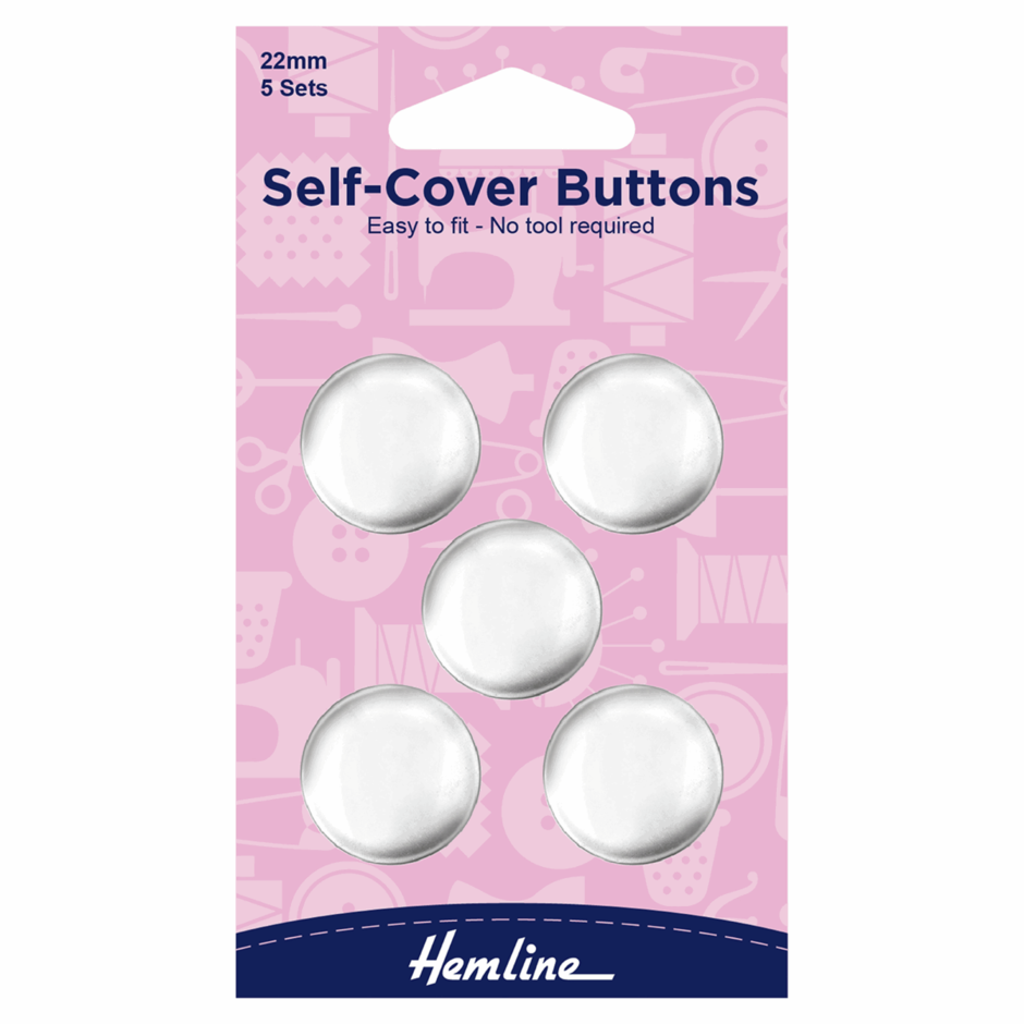 22mm metal self cover buttons