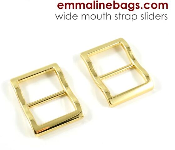 Emmaline Bags | 25mm Wide Mouth Strap Sliders