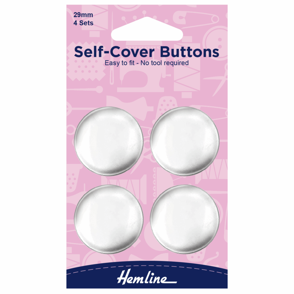 29mm metal self cover buttons