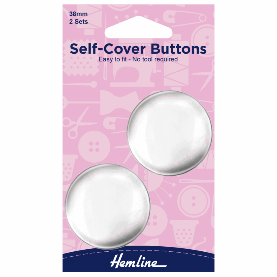 38mm metal self cover buttons
