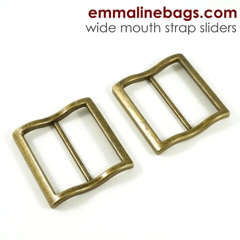 Emmaline Bags | 38mm Wide Mouth Strap Sliders
