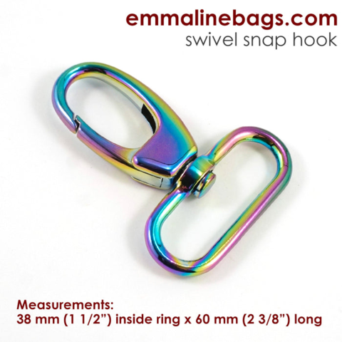 Emmaline Bags | 38mm Swivel Snap Hook 2pk