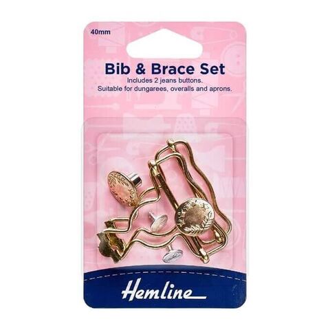 Hemline Bib and Brace Set