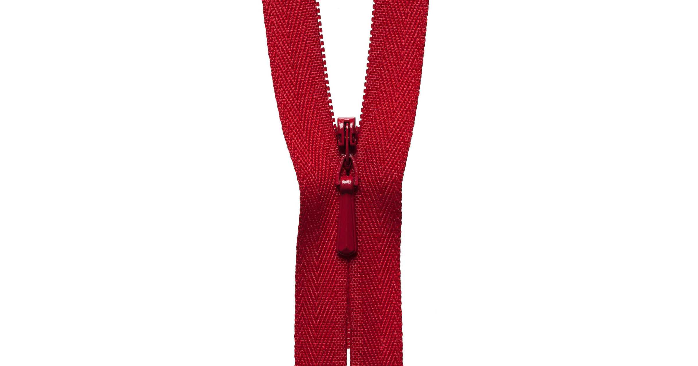 Habico YKK Concealed Zip in Red