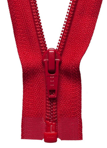 Habico YKK Open End Zip in Red