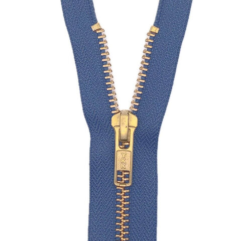 Habico YKK Jean Zip in Mid Blue