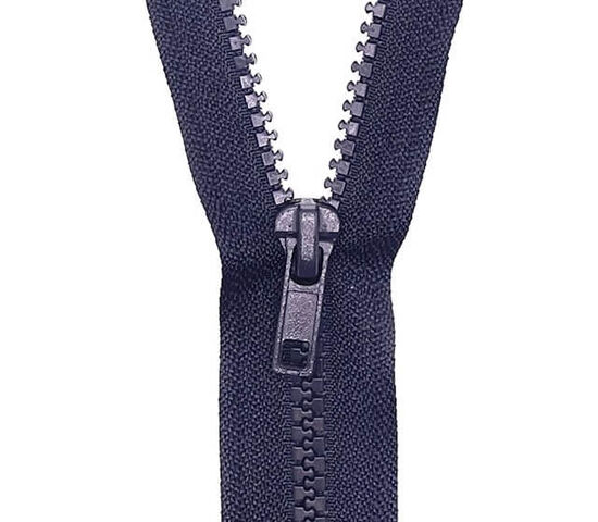 Habico YKK Chunky Purse Zip in Navy Blue