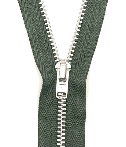 Habico YKK Trouser Zip in Khaki