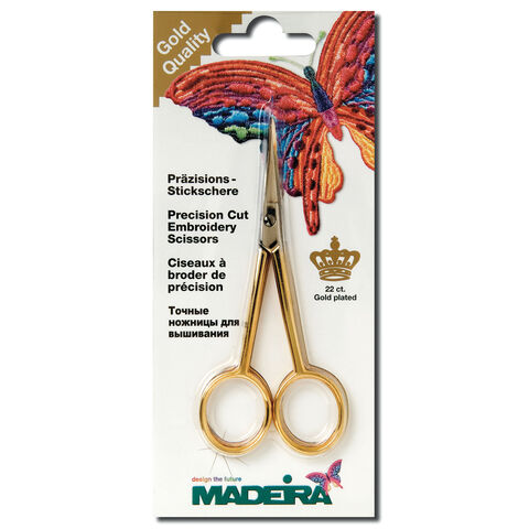Madeira Curved Precision Cut Embroidery Scissors - 4.5"