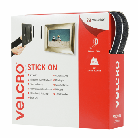 Velcro | Stick on Tape – Black