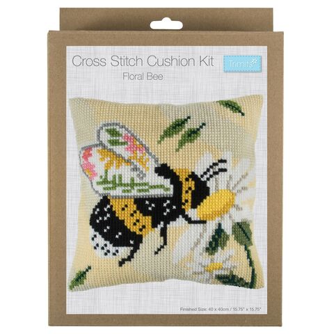 Trimits Cross Stitch Kit: Floral Bee