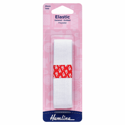 Hemline | General Knitted Elastic 25mm