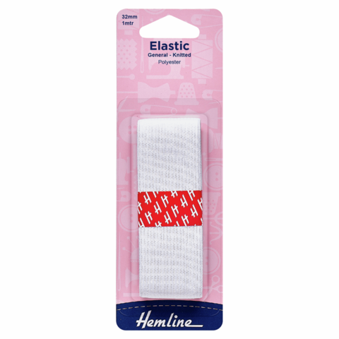 Hemline | General Knitted Elastic 32mm