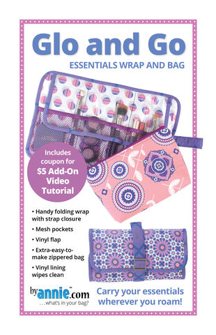 By Annie | Glo and Go Essentials Wrap and Bag Pattern