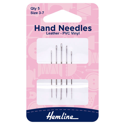 Hemline Hand Needles For Leather