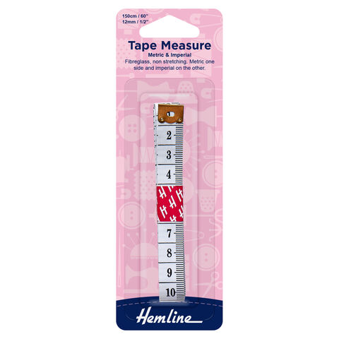Hemline Tape Measure - Metric & Imperial
